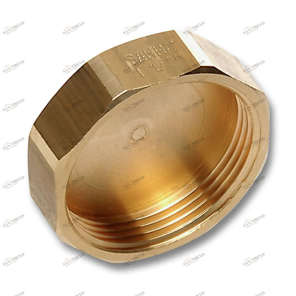 276138R SANHA 761 соед.для шлангов, латунь, заглушка 3/8 мм 