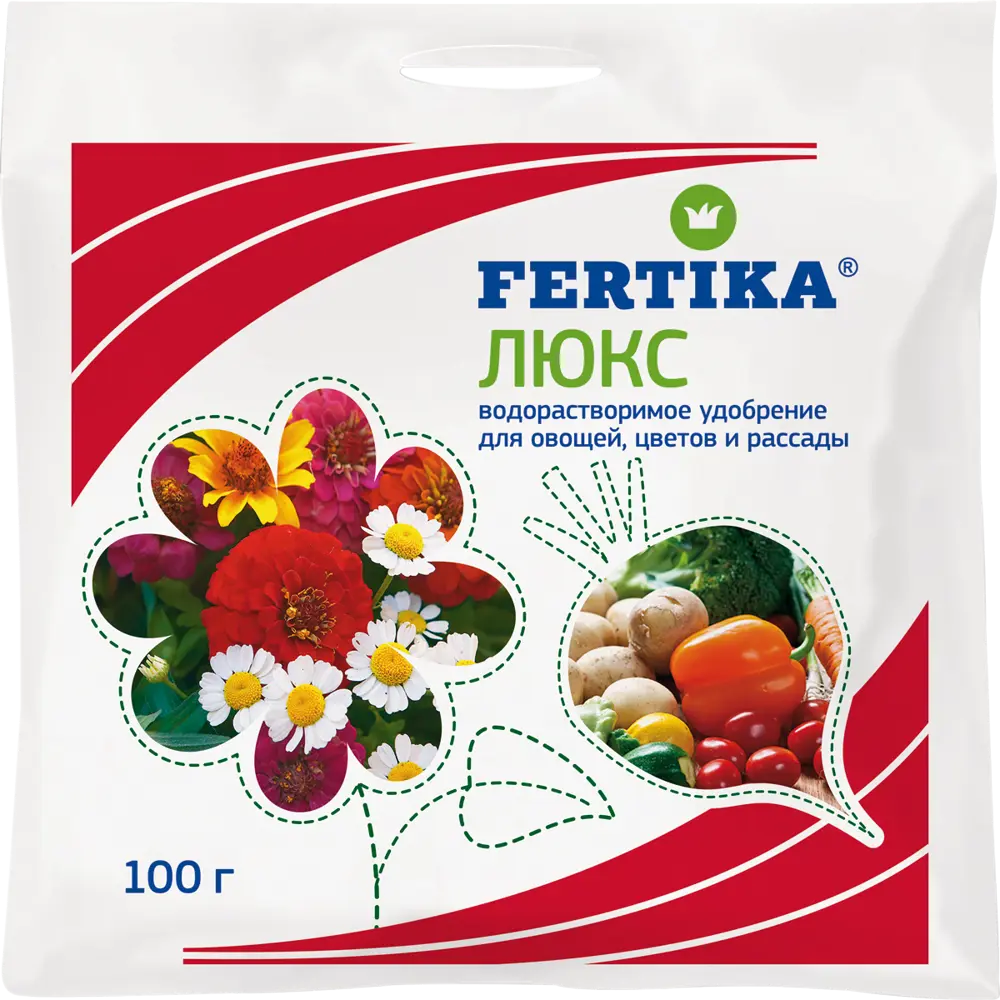 FERTIKA Люкс — водорастворимое удобрение для цветов и овощей 82527425