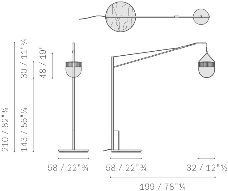 Poltrona Frau Торшер с диммером La collezione - mobili e complementi sun-id-1390592 - Вид №11
