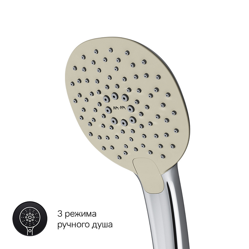 F71A15000 Spirit V2.1 смеситель д/ванны/душа душ.набор хром шт. AM.PM Spirit 2.1  - Вид №3