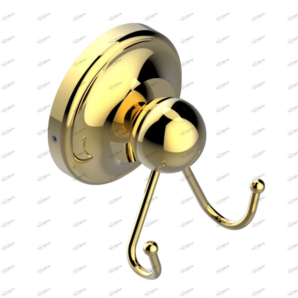 G08-512 Крючок двойной Thg-paris Pompadour Золото G08-512 CAT.F