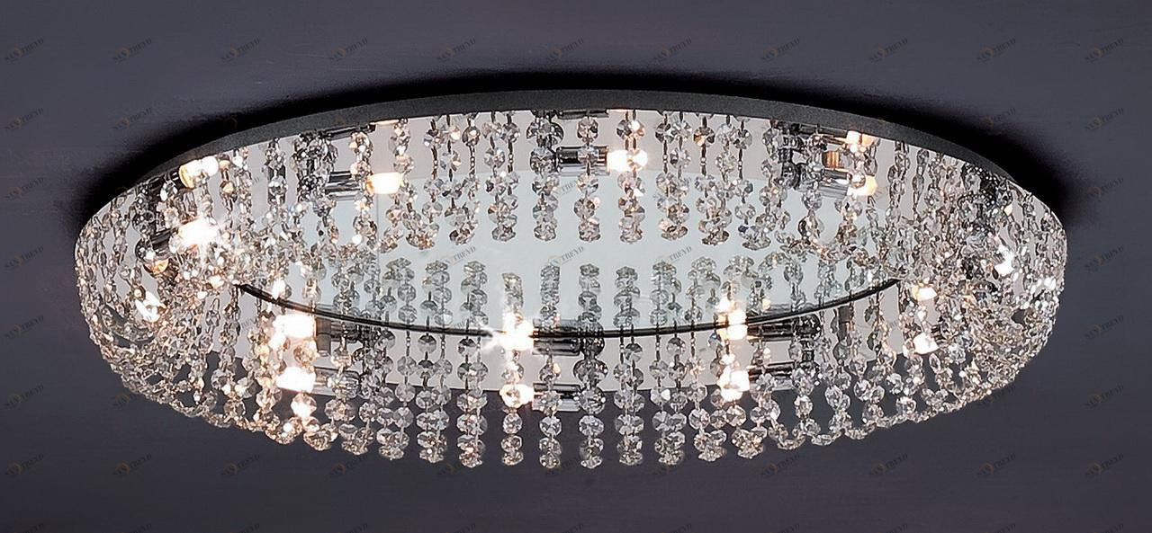 Потолочный светильник Citilux Тахо CL310104 CITILUX ДИЗАЙНЕРСКИЕ 201239 Прозрачный;серебро 