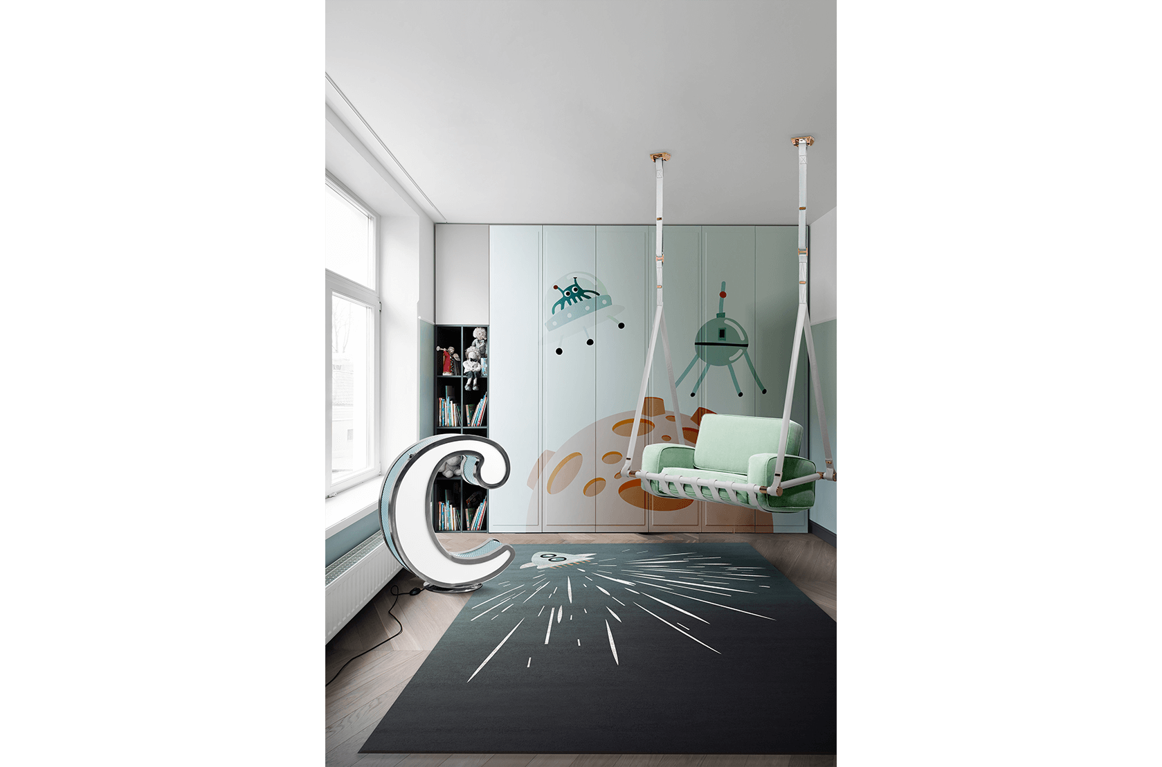 CIST686 Детское подвесное кресло Подвеска Бубу Circu  - Вид №5