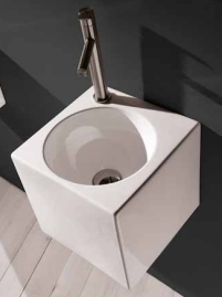 L310T0RSV1.100 Подвесная раковина квадратная A. e T. Italia IDEA Белый глянцевый AeT ITALIA - Вид №1