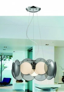 Подвесная люстра Favourite Palle 1131-3P FAVOURITE ДИЗАЙНЕРСКИЕ, PALLE 055894 Серый