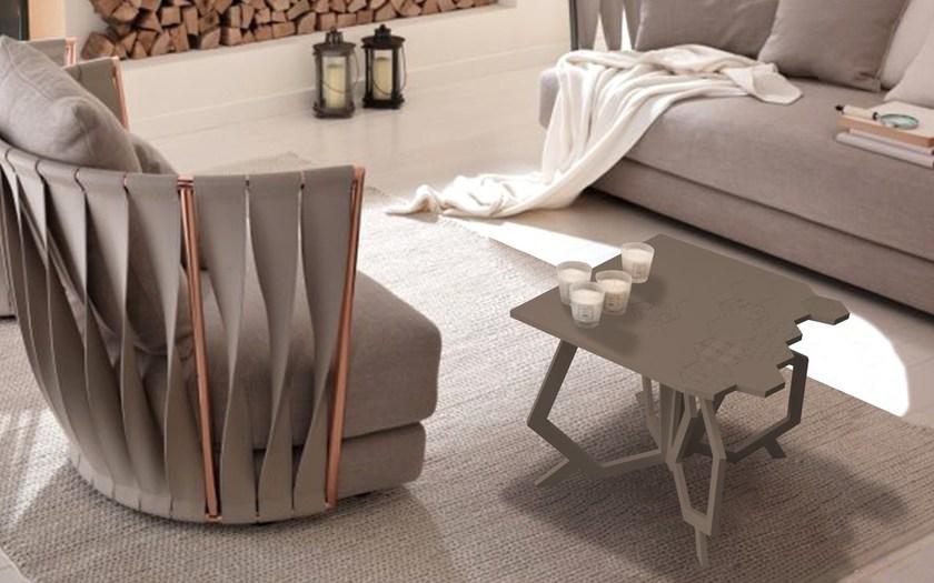 LAS Высокий журнальный столик из мдф для гостиной sun-id-1507925 - Вид №1