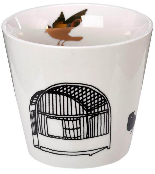 Pols Potten Кружка фарфоровая Freedom birds 230-400-175  - Вид №3