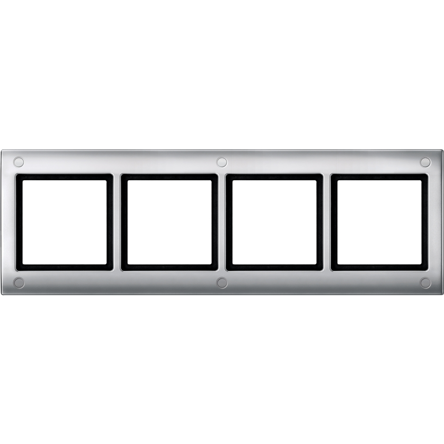 MTN401460 Рамка 4 поста IP44, алюминий Schneider Electric Merten Aquadesign 