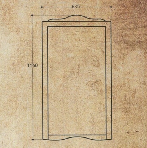 Зеркало MIGLIORE Bella ML.BLL-SP447.AV, слоновая кость  - Вид №3