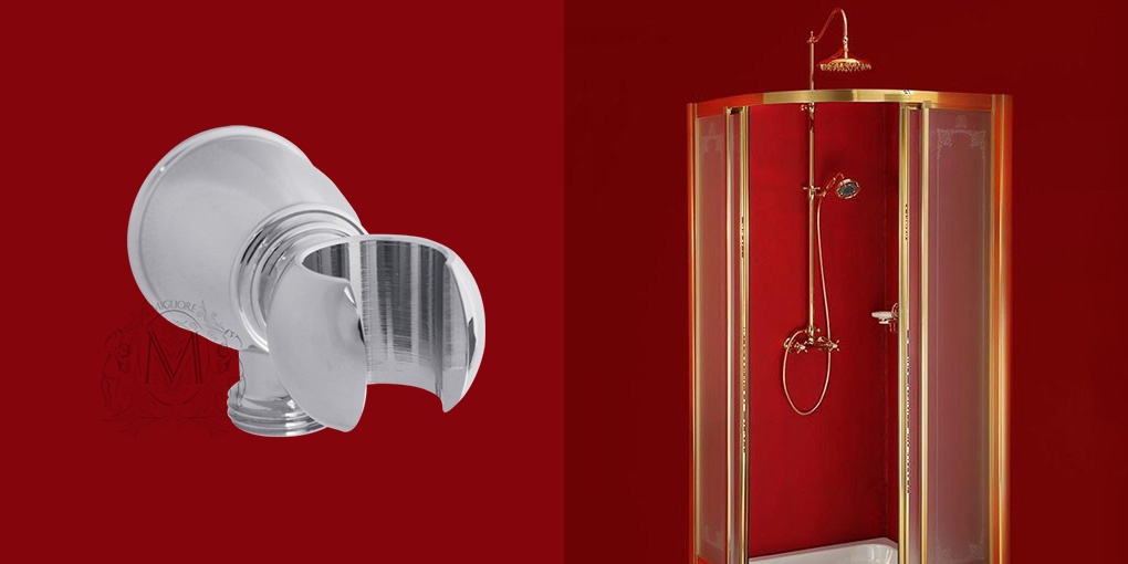 Шланговое подсоединение с держателем MIGLIORE Ricambi ML.RIC-31.113.DO, золото  - Вид №1