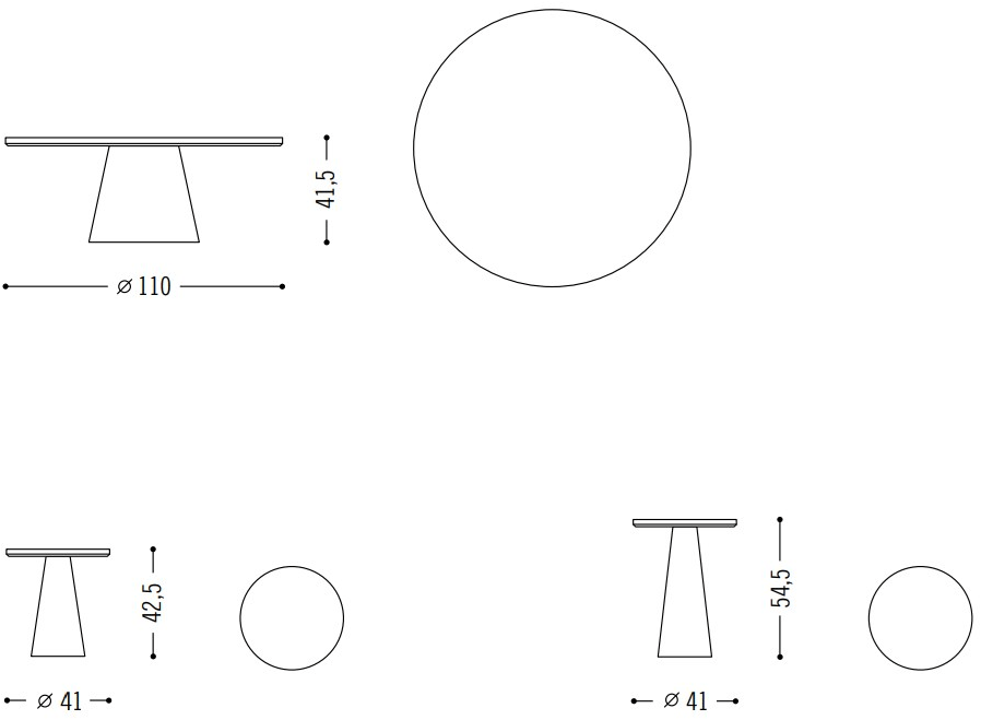 COR Кофейный столик Conic sun-id-1516527 - Вид №3
