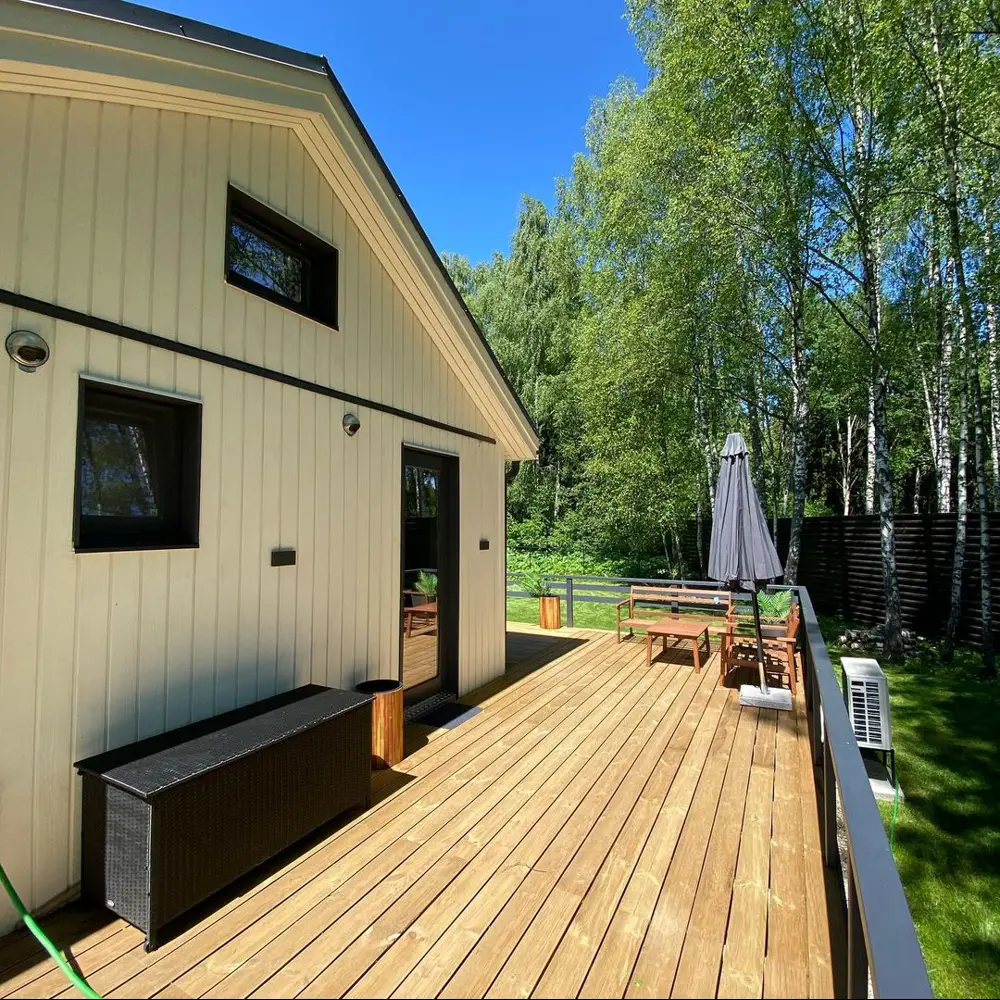 Террасная доска импрегнированная хвоя 28x140x4000 мм вельвет 0.56 м² РУСШПАЛА STLM-2086446 - Вид №8