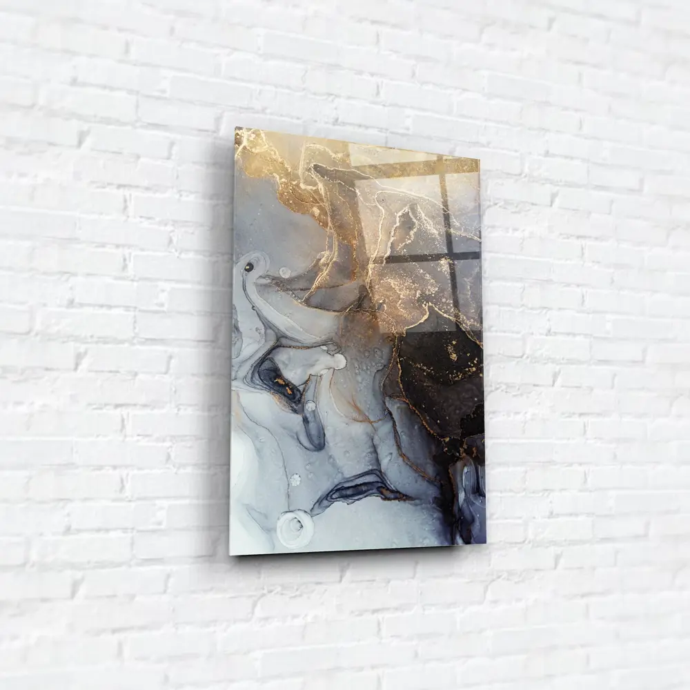 Картина на стекле «Белый акрил 1» 40x60 см 82977335 STLM-2096260 ARTABOSKO  - Вид №3