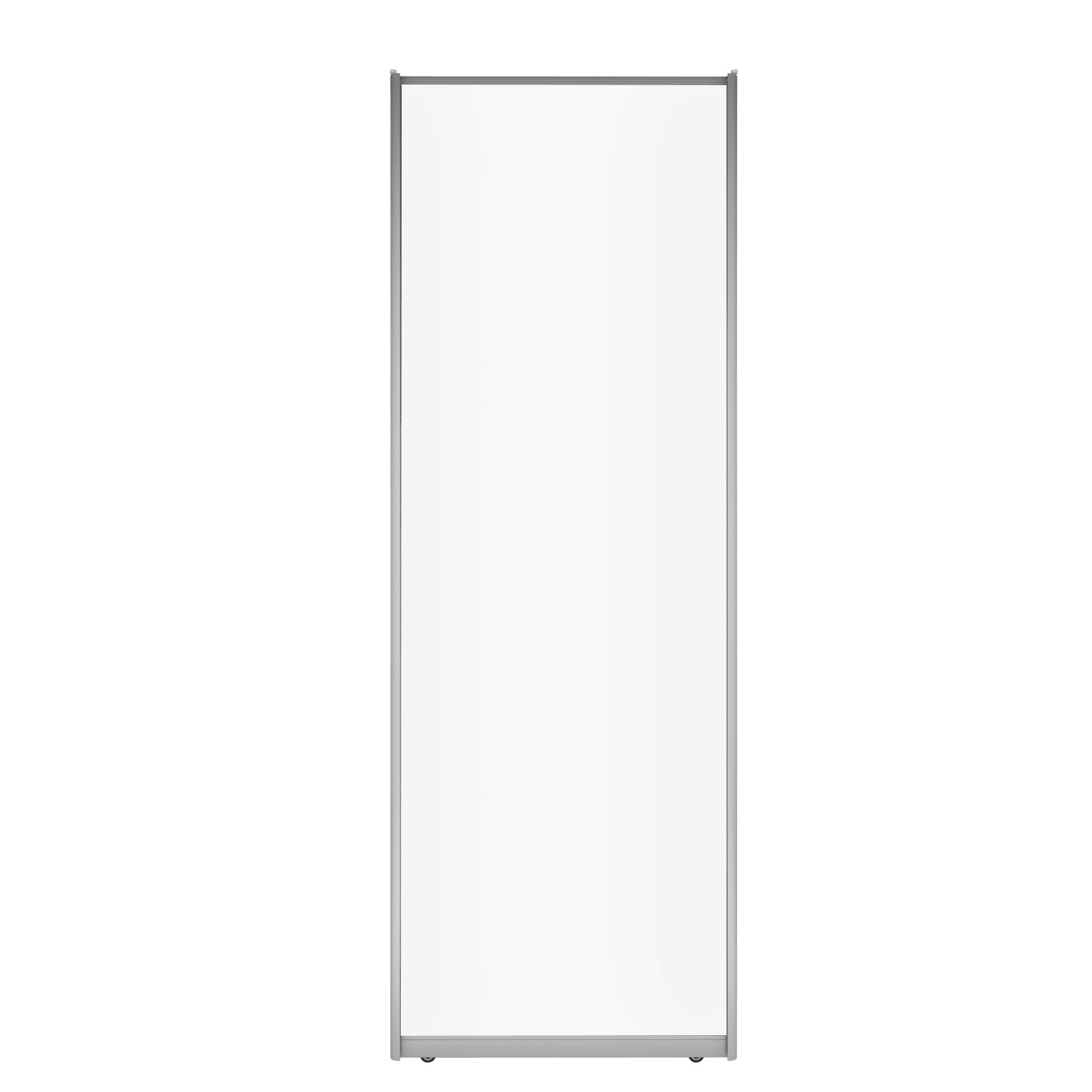 SPACEO Дверь-купе раздвижная белый ясень с алюминиевым профилем 82335357 STLM-0024798