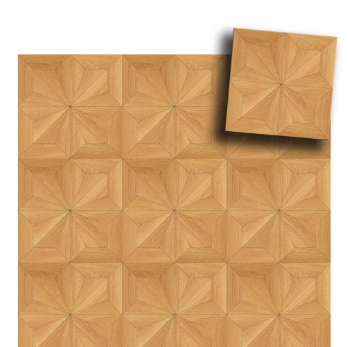 Художественный паркет Da Vinci Щитовой 26-443 Дуб (Гладкая) 500х500 мм 26010443 - Вид №1