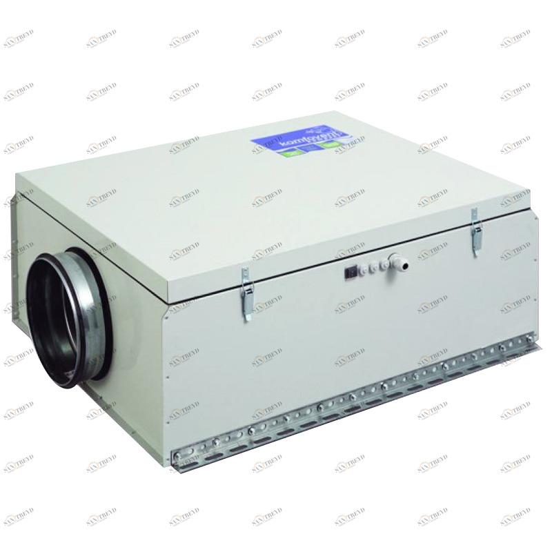 Подпотолочная приточная  установка с электрическим нагревателем Komfovent Kompakt OTK 1200P-E9 sun-id-683844