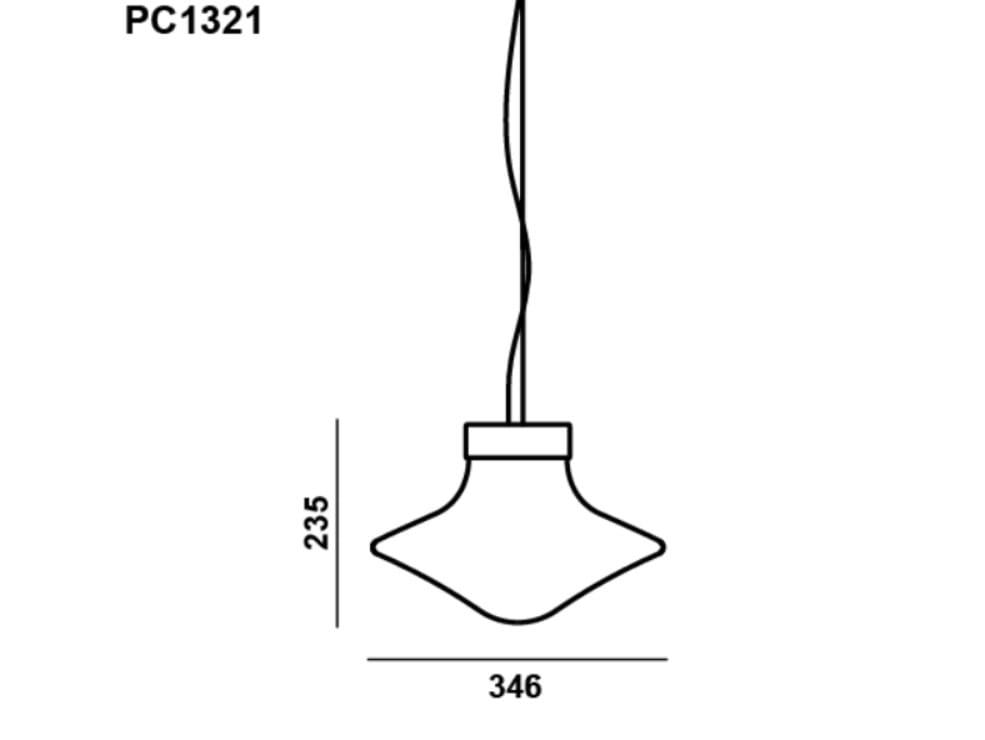 Опаловое стекло светодиодный подвесной светильник BROKIS Волчок ARCH-00071922 - Вид №12