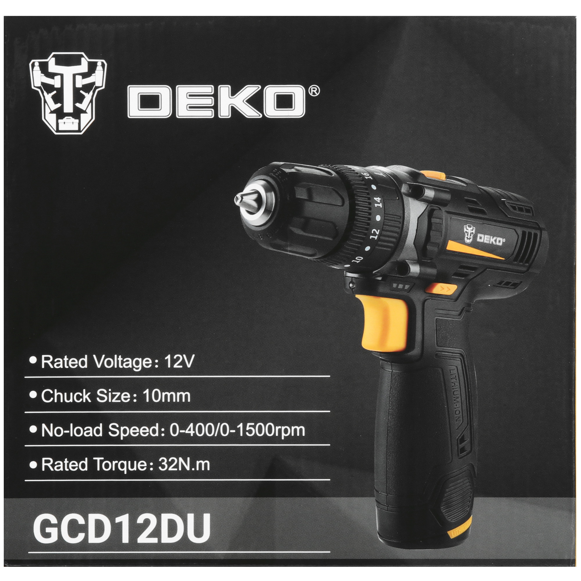 Дрель-шуруповерт DEKO GCD12DU 5355766 STDN-0149701 - Вид №7