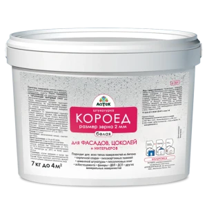 Штукатурка «Короед» Латек Л307 7 кг 18817238 STLM-2043364