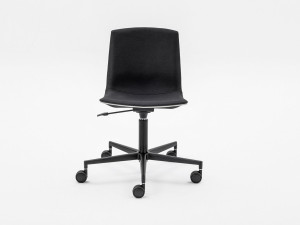 Регулируемое по высоте вращающееся офисное кресло из полипропилена