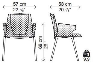 Kristalia Мягкое кресло с подлокотниками Plate sun-id-1385612 - Вид №5