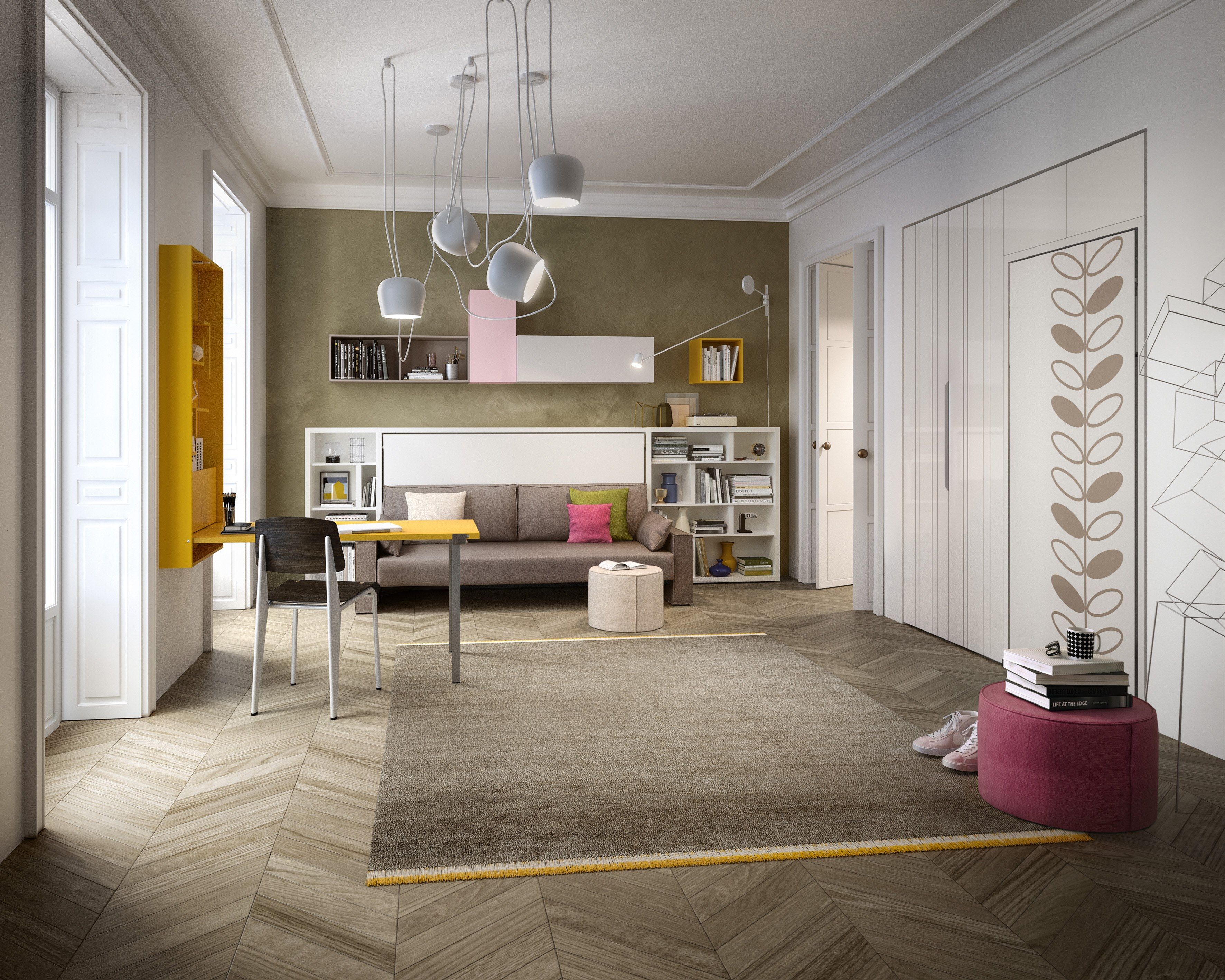 Ткань линейный диван-трансформер CLEI Kali ARCH-00018670 - Вид №5