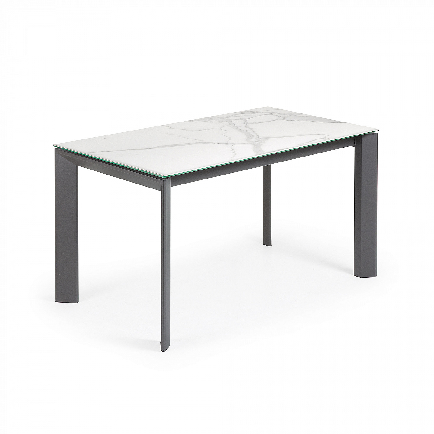 051232 Стол Atta 140 (200) x90 антрацит, керамика La Forma Axis - Вид №2