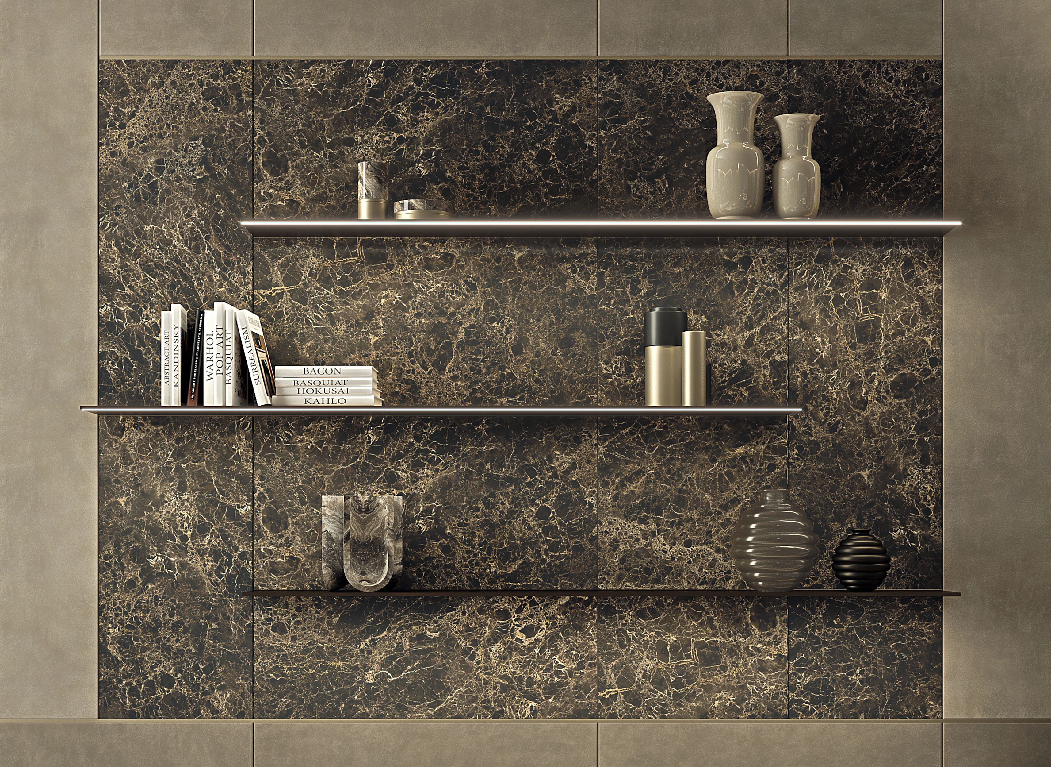 Обшивка из кожи Longhi FOREVER SYSTEM LIVING ARCH-00074695 - Вид №11