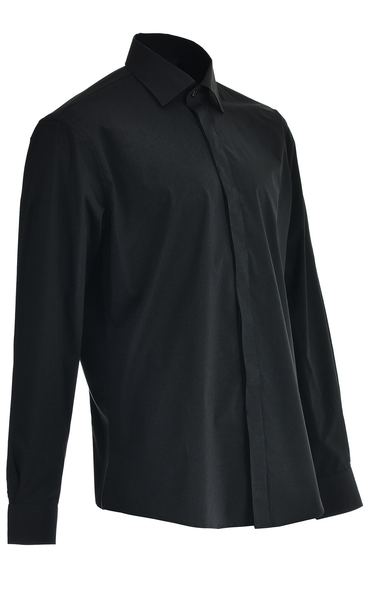 62479 Рубашка мужская  black El-Risto  Корпоративная одежда  размер 42/170-176  - Вид №2