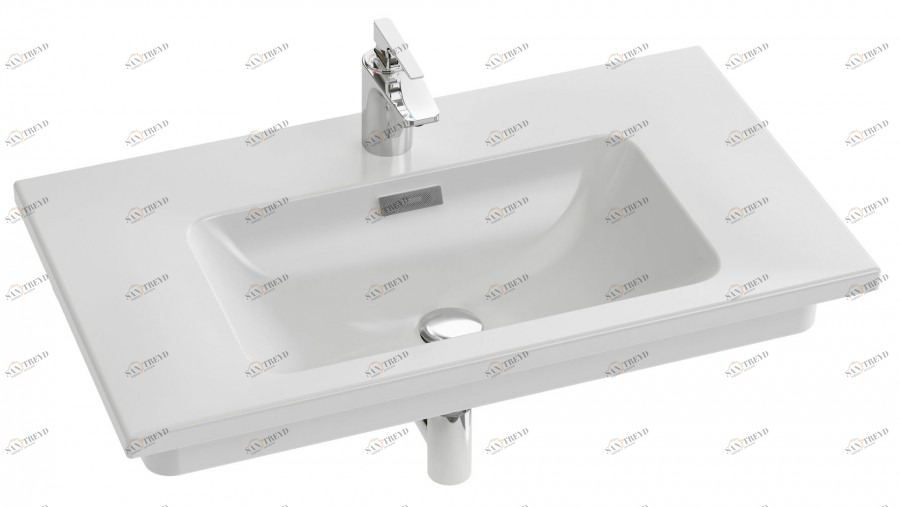 EXAE112-Z-00 Подвесная раковина настенная прямоугольная JACOB DELAFON VOX белая