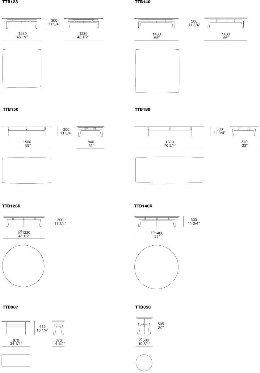 Poliform Круглый журнальный столик для гостиной Tribeca sun-id-1511270 - Вид №6