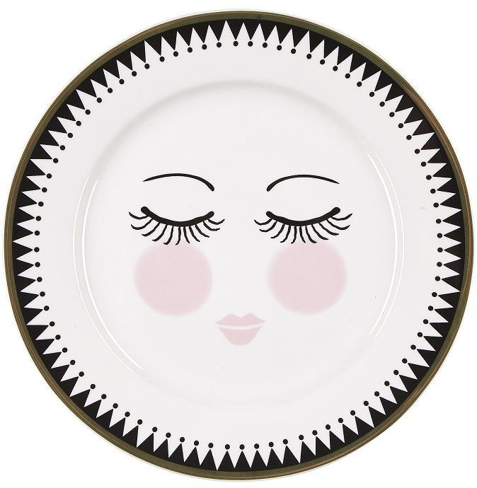 Тарелка Icons Сlosed eyes 19 см Miss Etoile 4968384