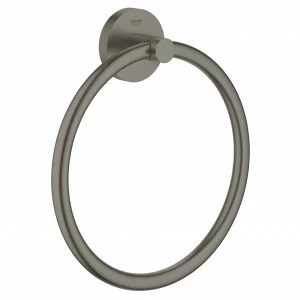 Кольцо для полотенца GROHE Essentials, тёмный графит матовый (40365AL1)