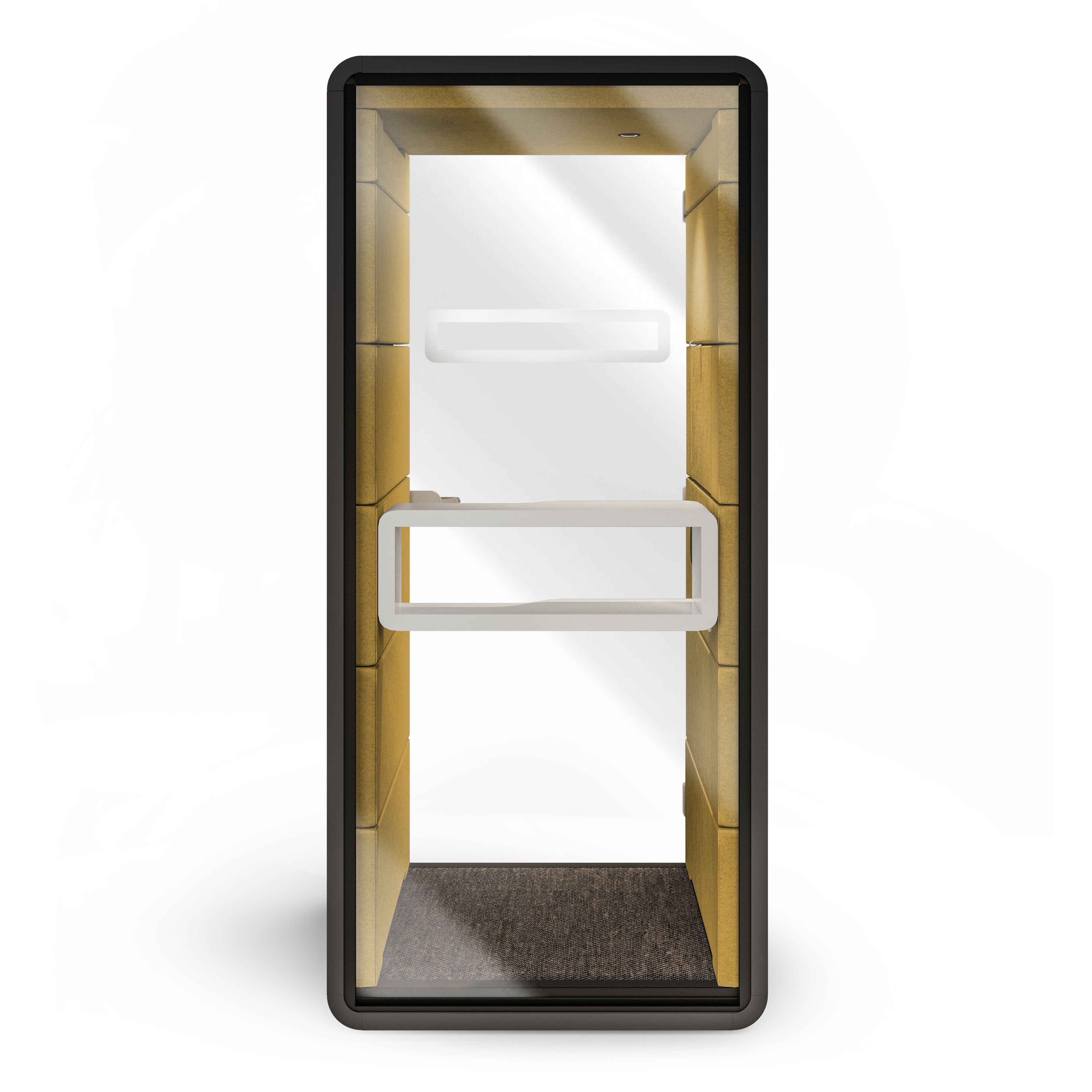 Одноместная акустическая офисная кабина со встроенным освещением Mikomax Smart Office Hushoffice ARCH-00139656 - Вид №20