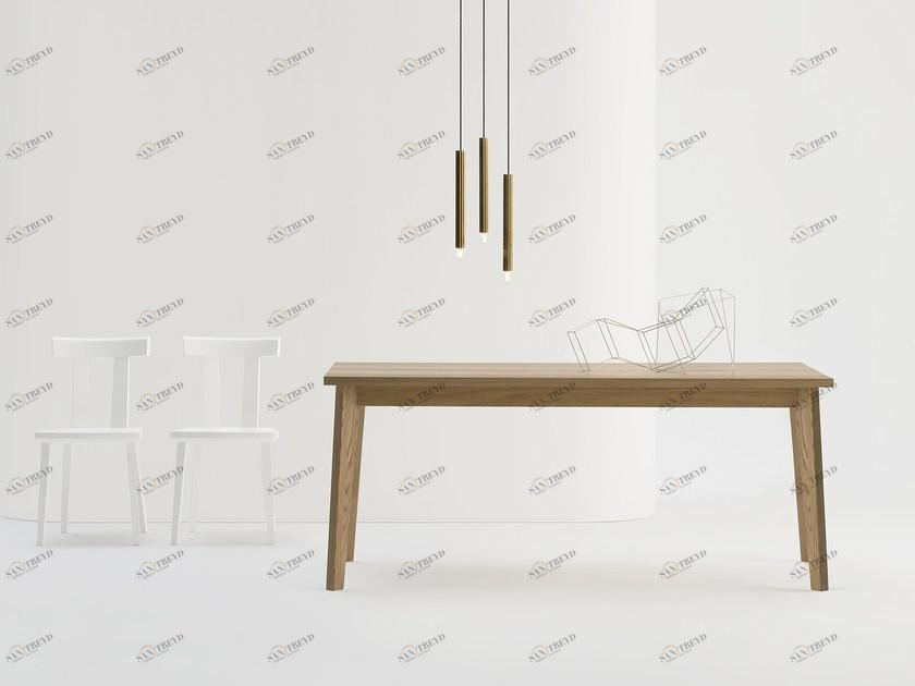 SIPA Прямоугольный стол из массива дерева T-coffee sun-id-1384051