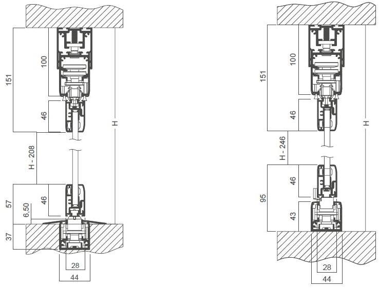 MV Living Складная раздвижная дверь из стекла алюминий Vetrate paravento sun-id-1415319 - Вид №5