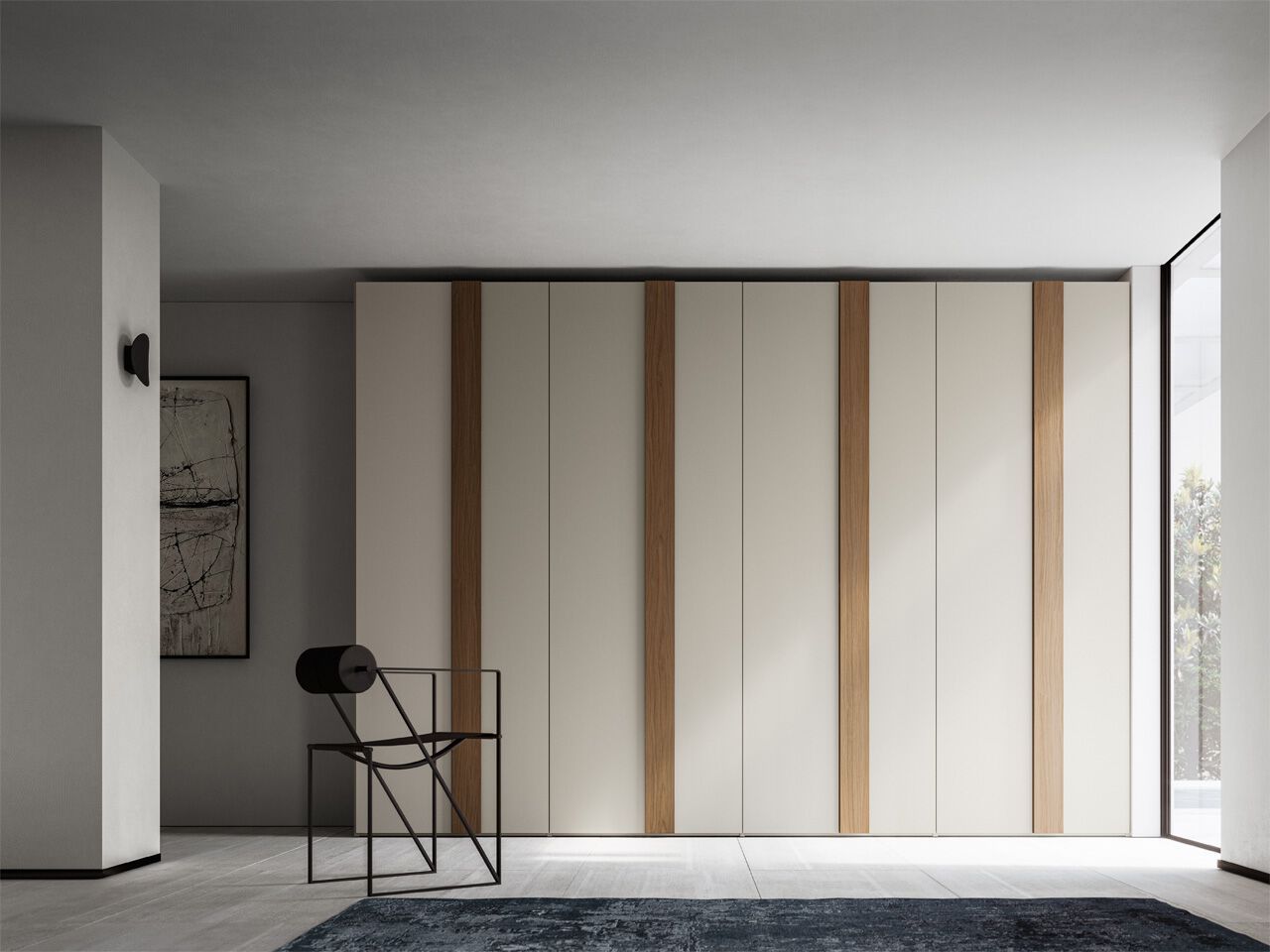 Деревянный секционный шкаф Santalucia Mobili DOUBLE BATTENTE ARCH-00077019 - Вид №2