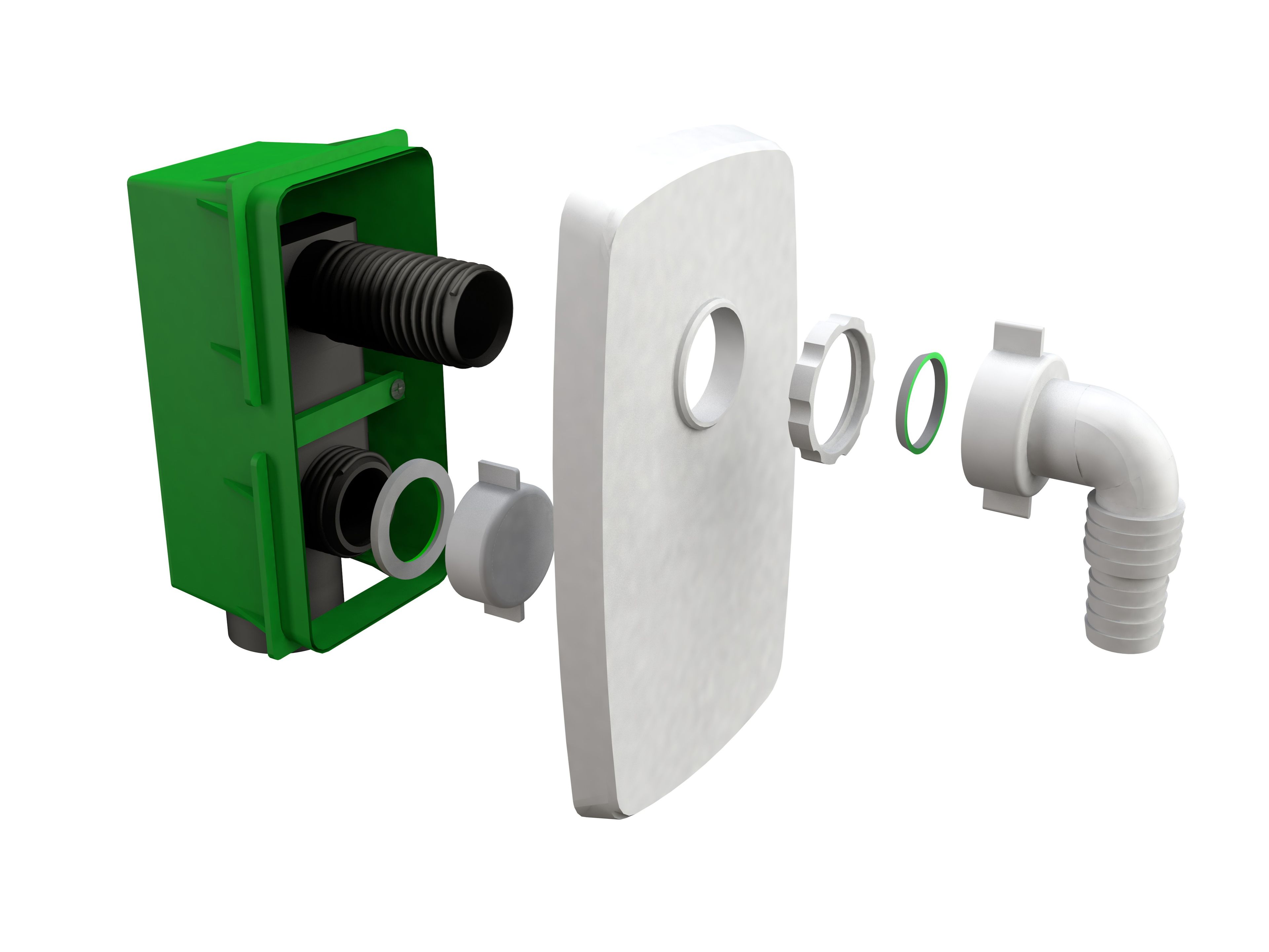 ABS стиральная машина и посудомоечная машина сифон Bonomini Compact ARCH-00149218