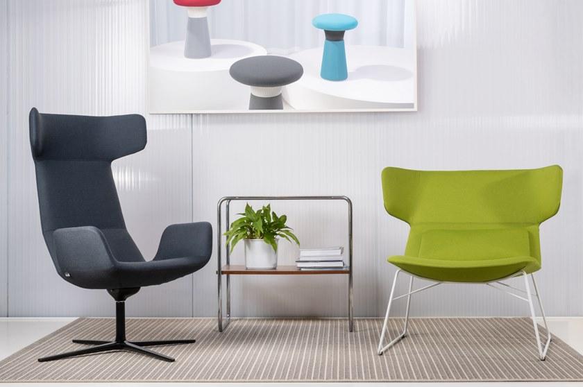 LD Seating Кресло с подголовником из ткани Flexi lounge Flexi/l n4, pl - Вид №8