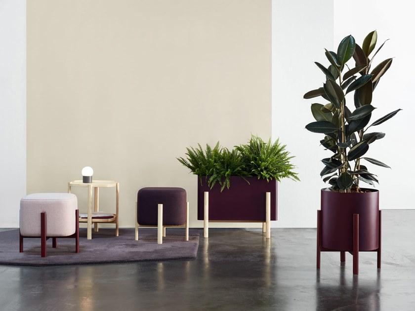 Hobby Flower Низкий круглый горшок для цветов из нержавеющей стали Ashi sun-id-1443331 - Вид №4