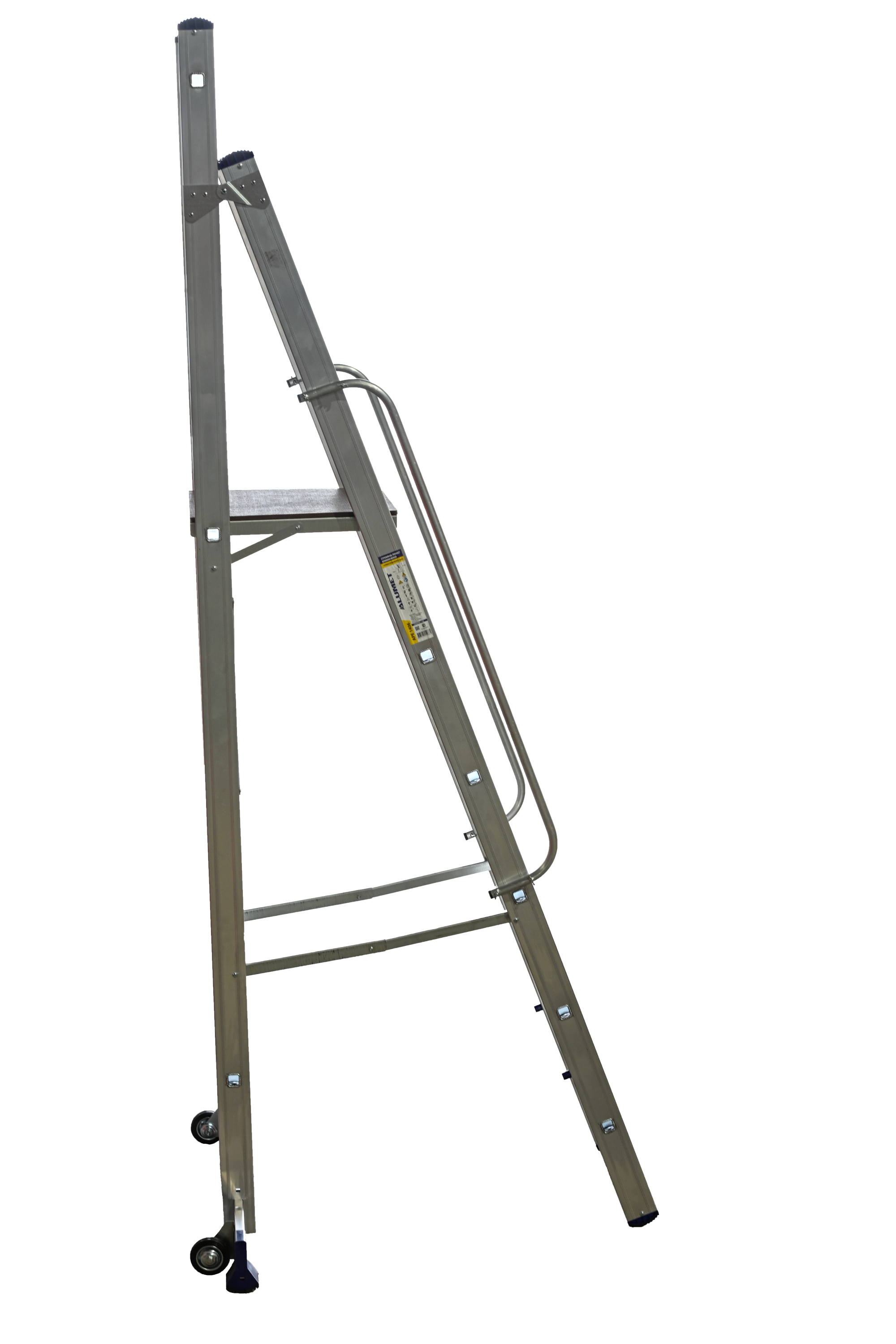 Стремянка -помост, профессиональная 6ст ALUMET APE 1406 - Вид №3