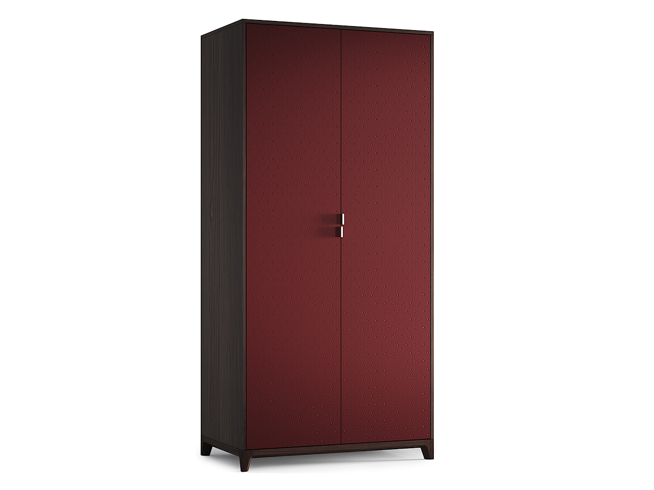 Шкаф распашной двухдверный бордовый Case №3 THE IDEA  210424 Красный  - Вид №1