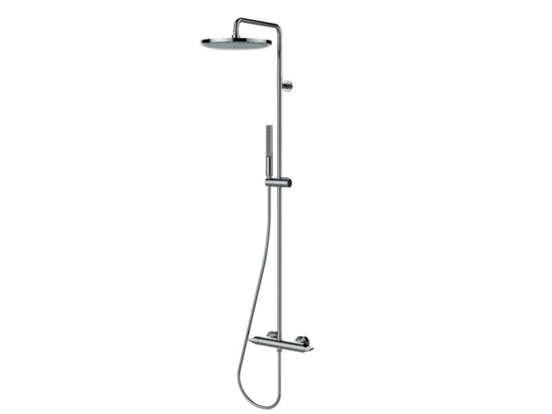 Термостатическая душевая колонна с переключателем с ручным душем Bossini Apex ARCH-00063698