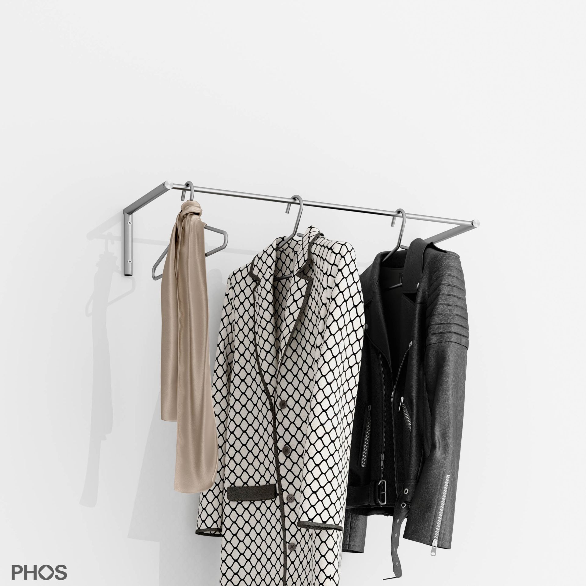 G13-700 Навесной шкаф g13 с платяной штангой - ширина 70 см PHOS  - Вид №2