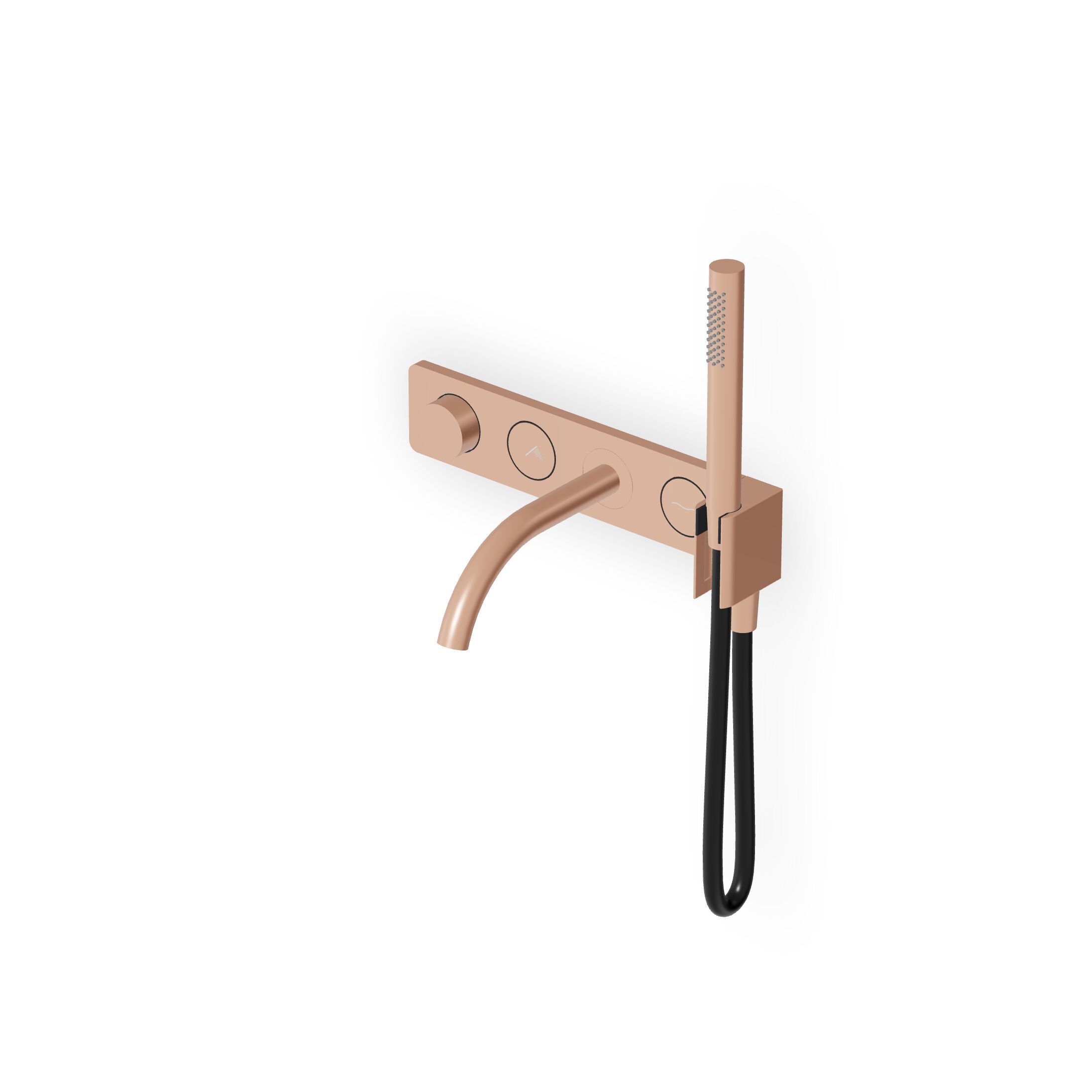 Термостатический смеситель для душа с 5 отверстиями и ручным душем Zucchetti Hoop ARCH-00129300 - Вид №6