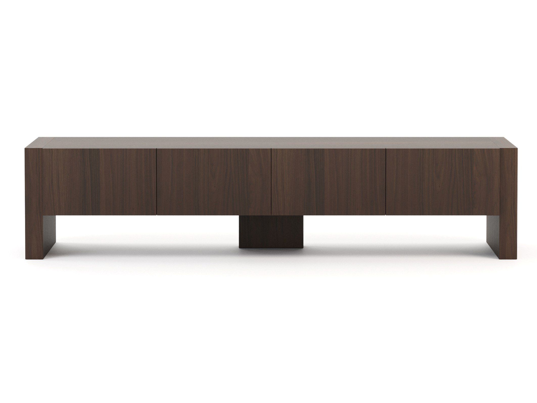 Низкий деревянный шкаф для телевизора с откидными дверцами Stylish Club Маяк ARCH-00136842