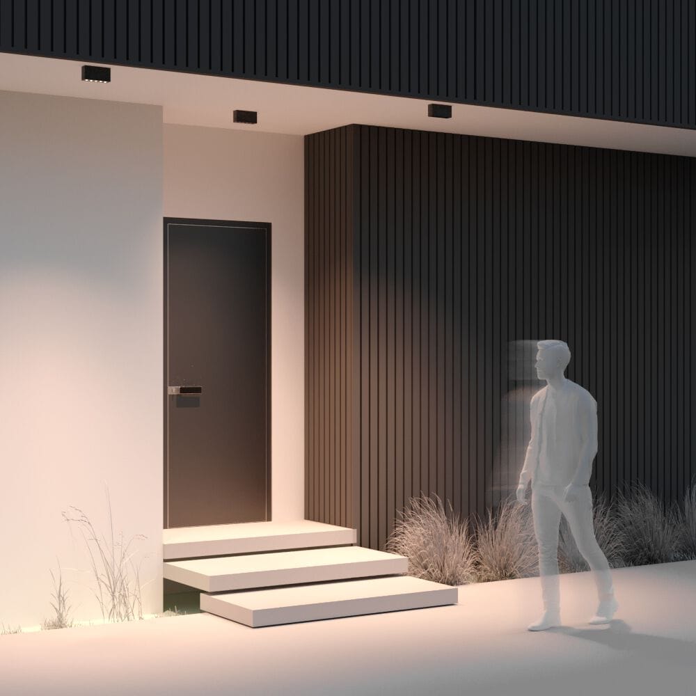 Металлическая светодиодная наружная потолочная лампа Maytoni Ares ARCH-00066563 - Вид №3