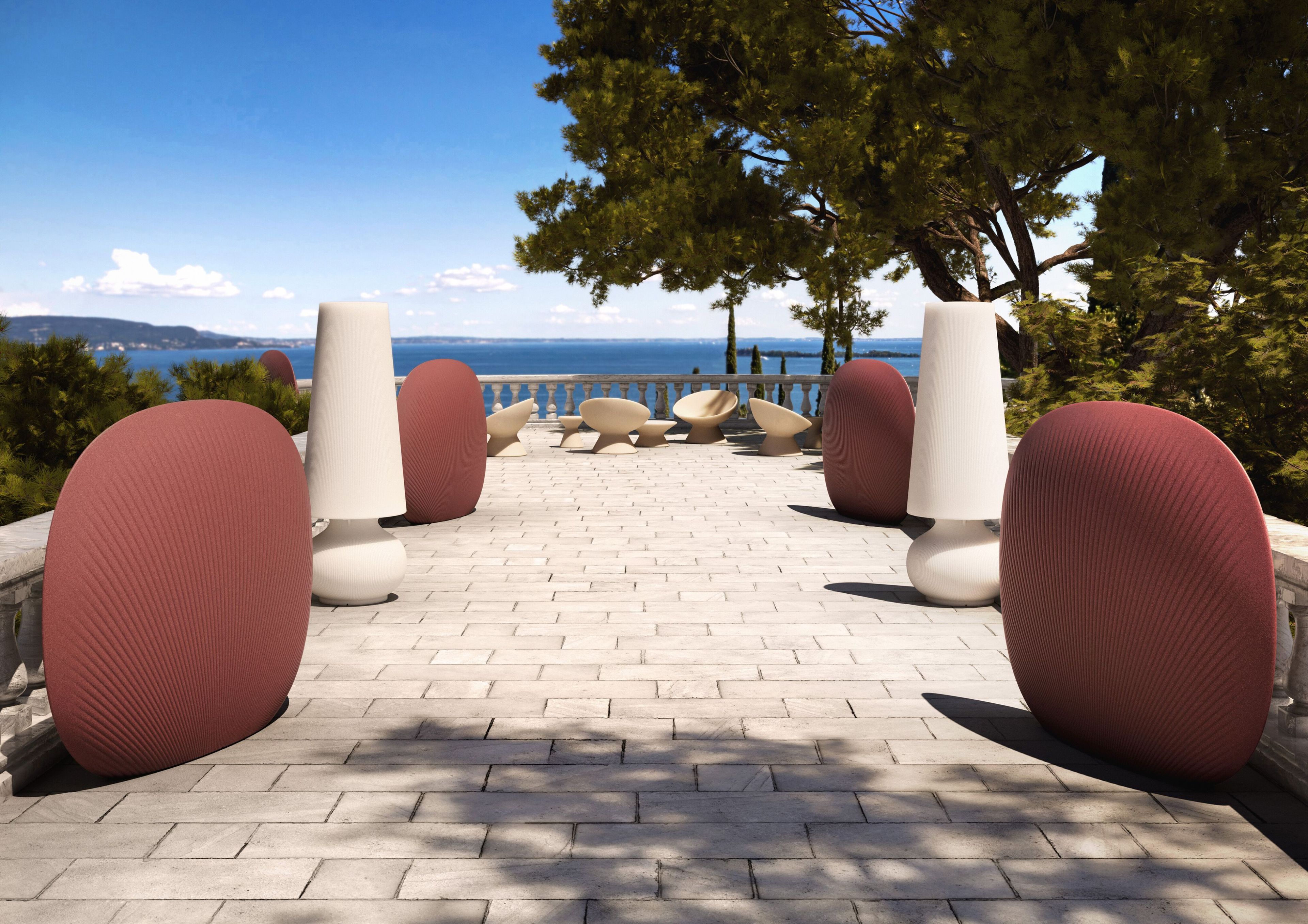 Полиэтиленовый светящийся садовый перегородочный экран PLUST Fade ARCH-00119330 - Вид №13