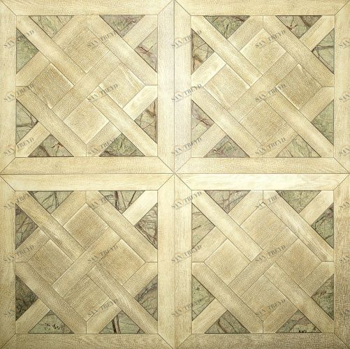 Модульный паркет Da Vinci С Камнем Дуб Любая на выбор с брашью (Текстурированная) 800х800 мм 2600600440