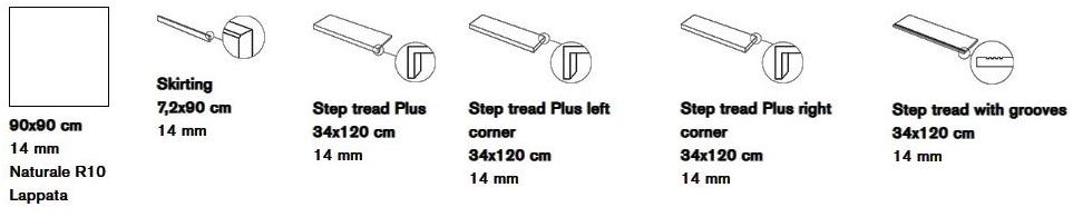 COTTO D'ESTE Антибактериальный противоскользящий антибактериальный пол / настенная плитка из ламинированного керамогранита Cement project sun-id-1345227 - Вид №9